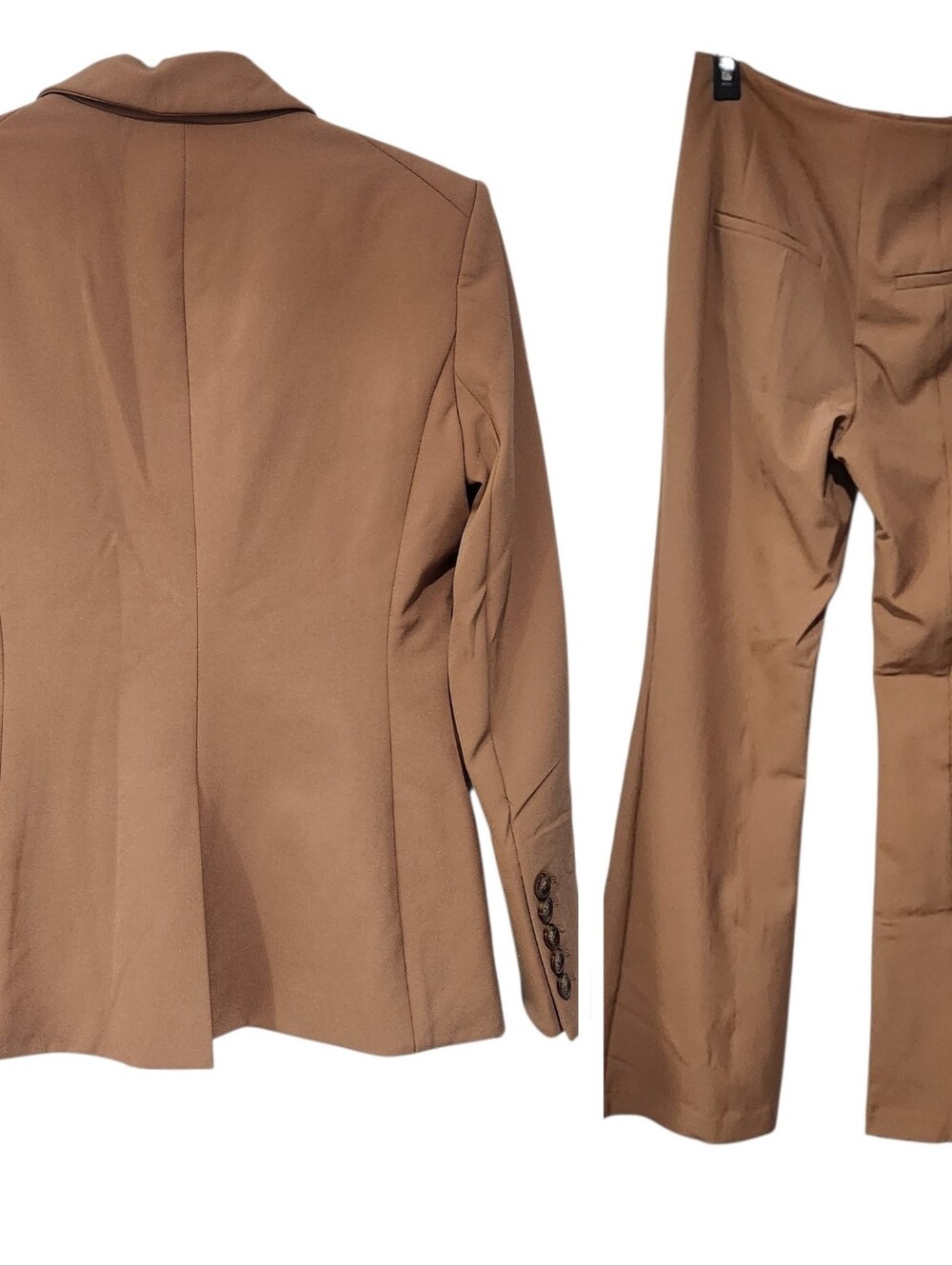 Veronica Beard Miller Dickey Jacket Beige  Size 6 With Matching Pants Size 8 - Picture 4 of 11
